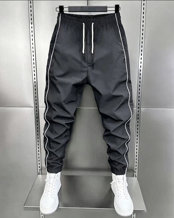Men's Casual Mid Waist Pants