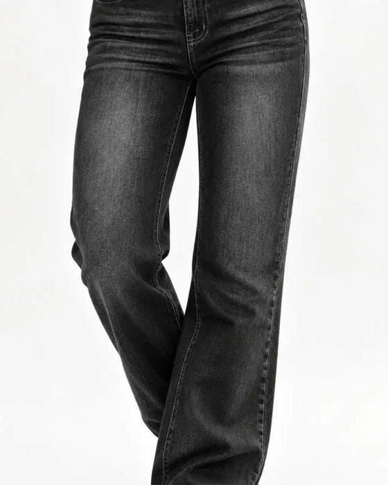 Casual Stretch Straight Leg Jeans