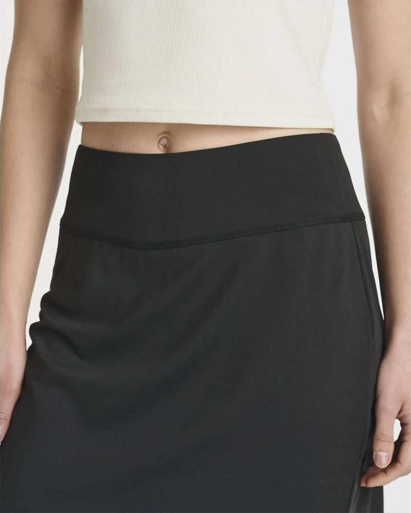High Waist Solid Color Short Skirt