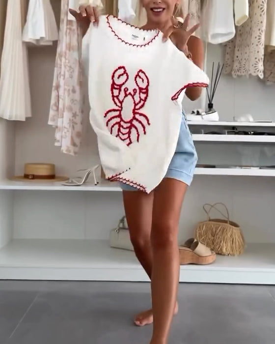 Street Style Printed Sweater