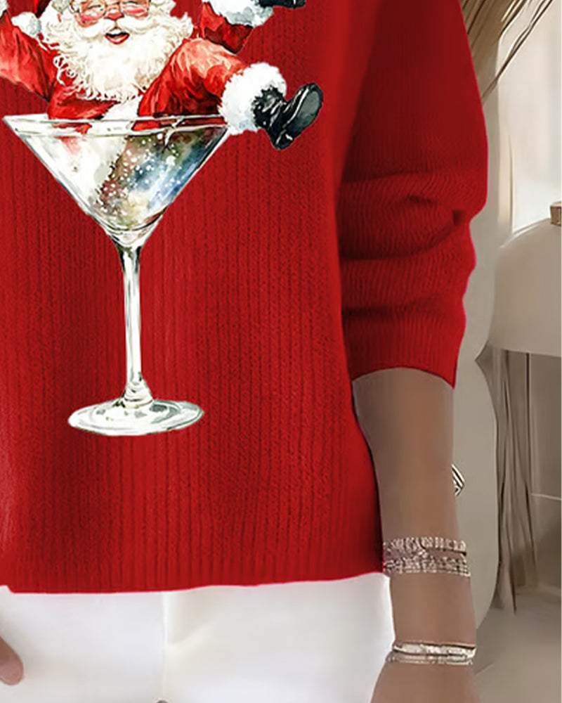 Turtleneck Christmas Slim Sweater