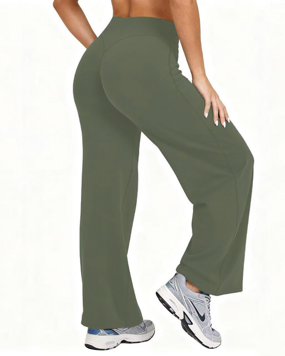 Casual Yoga Wide-Leg Pants