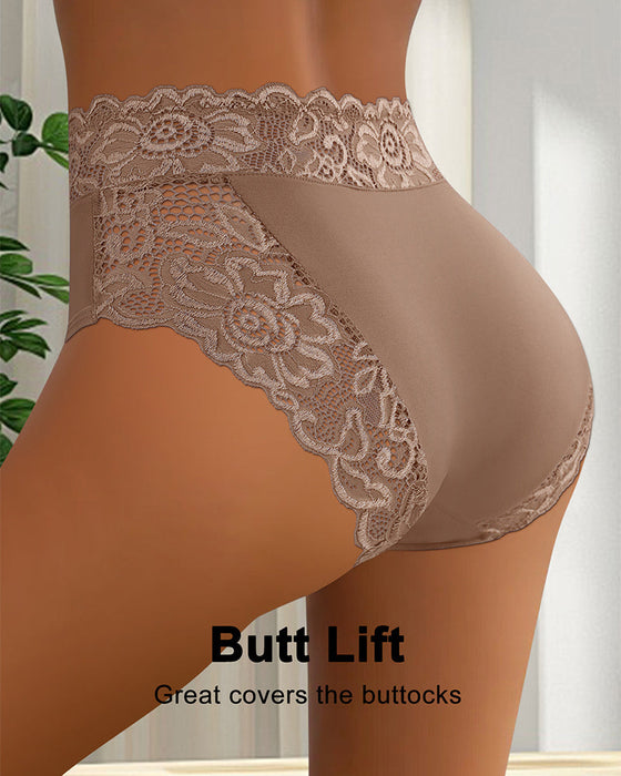 Sexy Lace Mid-Rise Panties-3