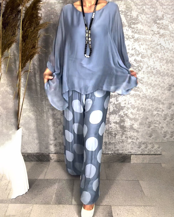 Temperament Casual Style Two-Piece Set