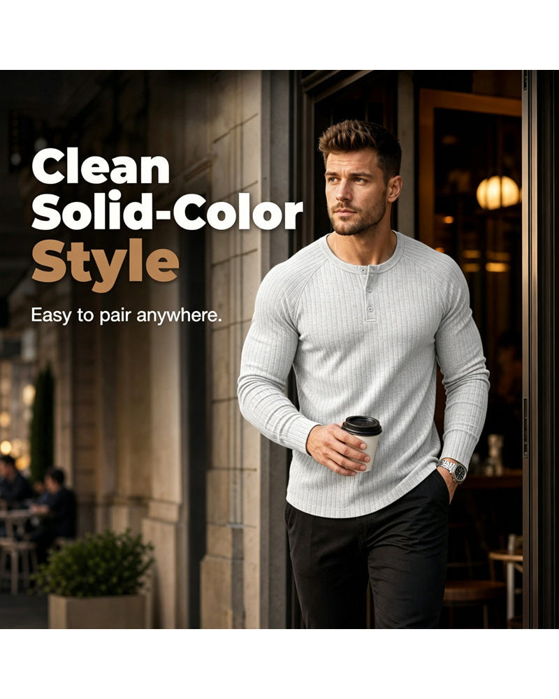 Vertical Stripe Long Sleeve T-Shirt