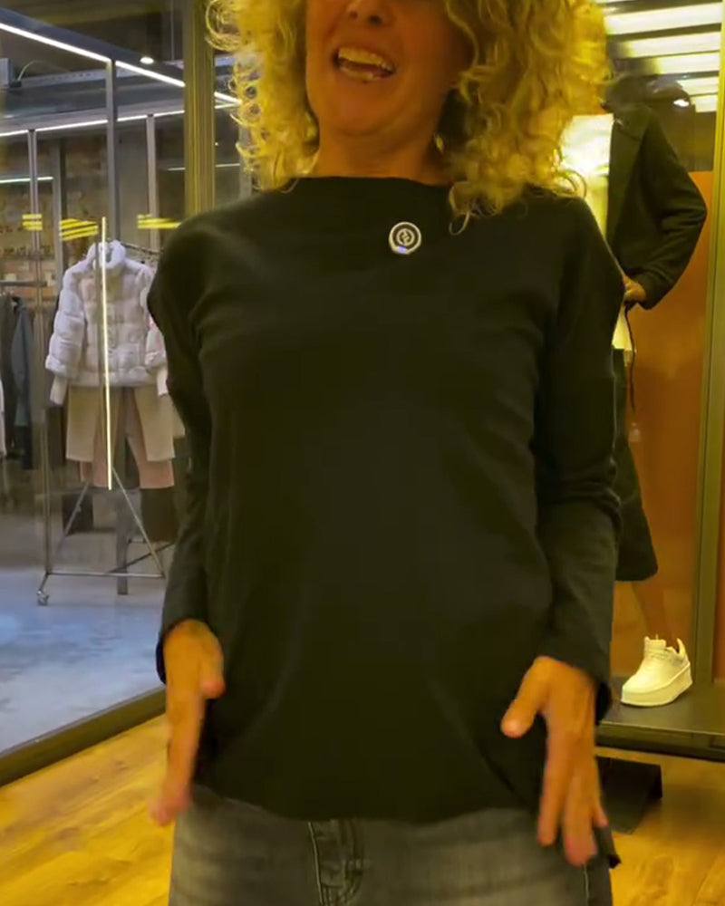 Loose Casual Solid Color Top