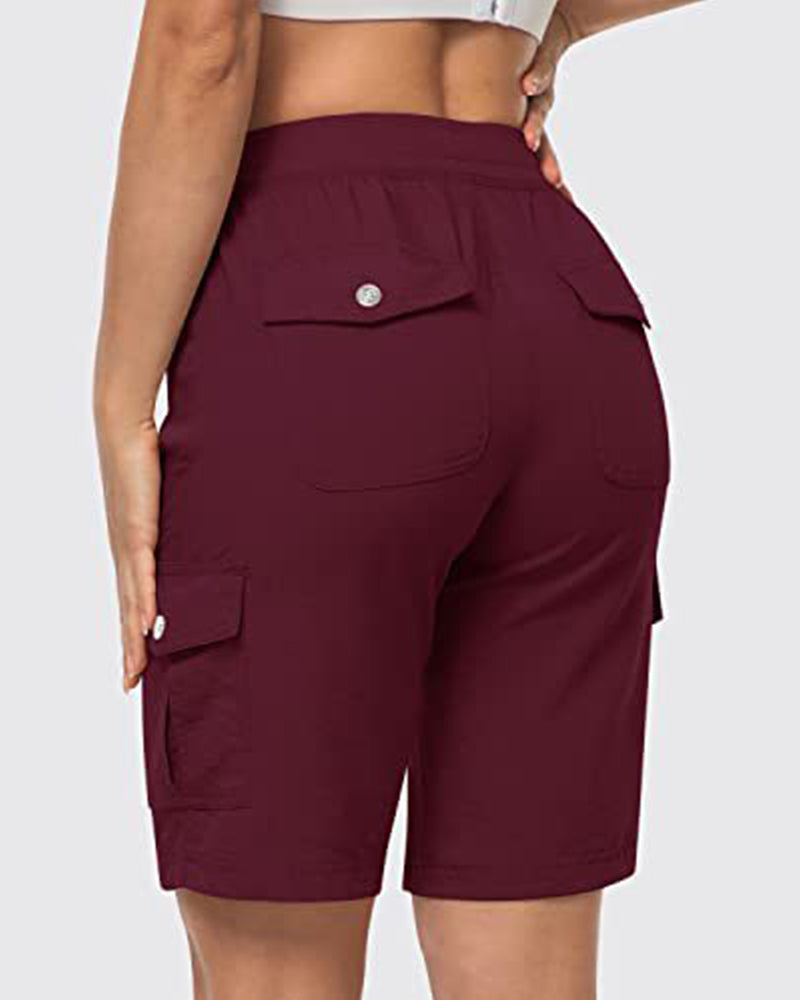 Women's Quick-Dry Cargo Shorts With Pockets