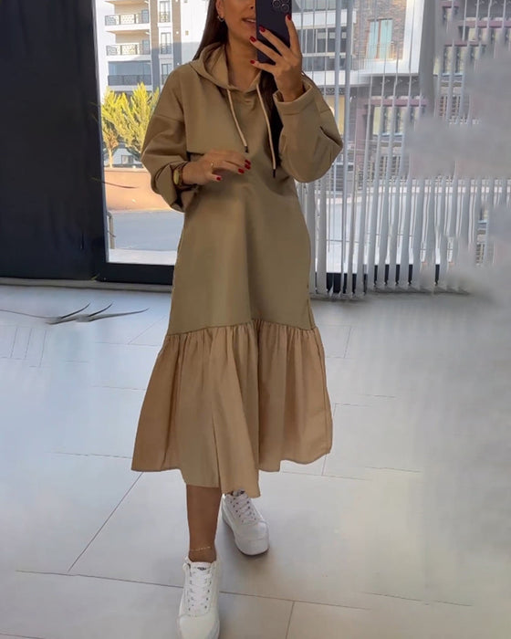 Long Sleeve Dress with Pocket