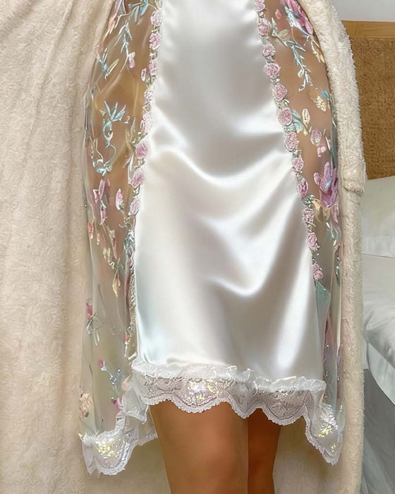 Sexy And Alluring Lingerie Nightgown With Straps