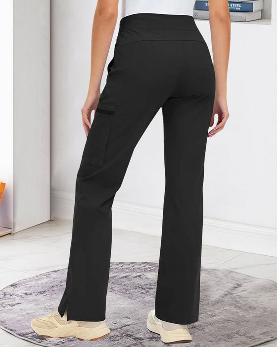 Double Pocket Slim Tie Casual Pants
