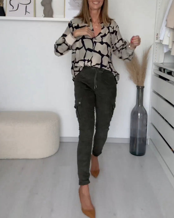 Casual Pants with Pockets