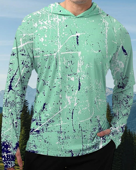 Men's Long Sleeve Printed Top