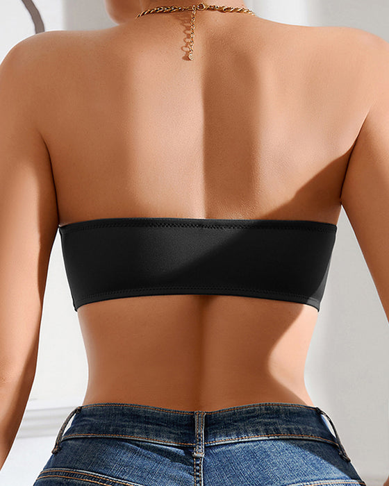 Front Closure Wirefree Strapless Lingerie
