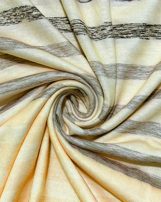 Round Neck Short Sleeve Striped T-Shirt