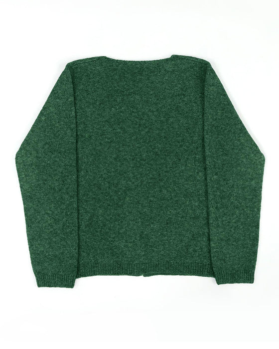 Button Irregular Solid Pullover