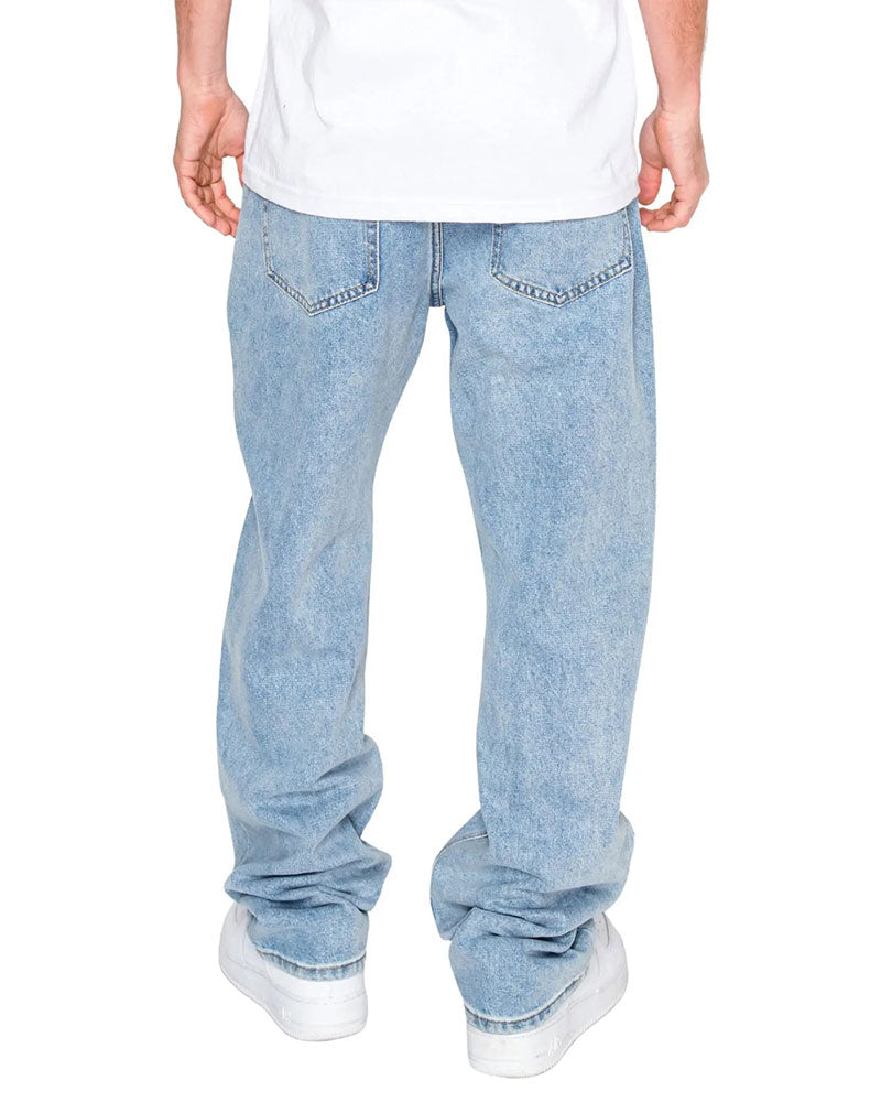Men's All Match Solid Color Denim Pants