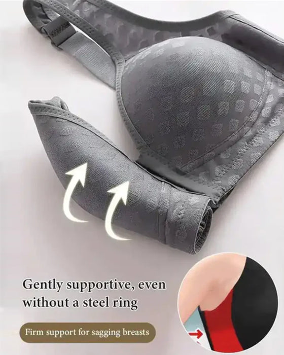 Front-Clasp Anti-Sagging Bra
