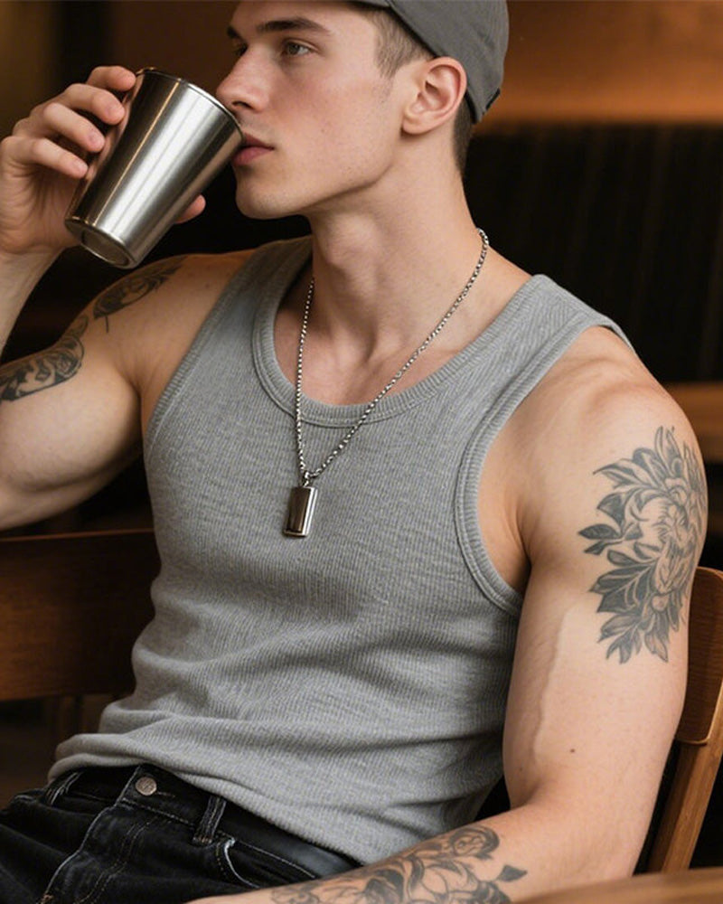 Men's Cotton Fitness Tank Top