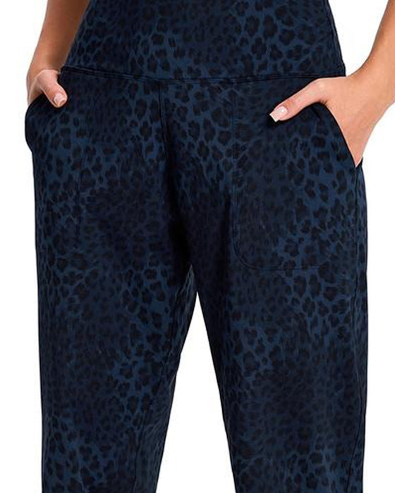High Waist Pocket Solid Color Long Pants