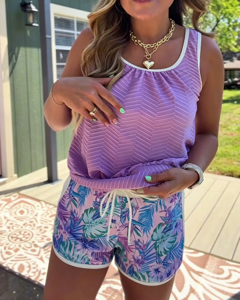 Tank Top Style Boxer Bikini