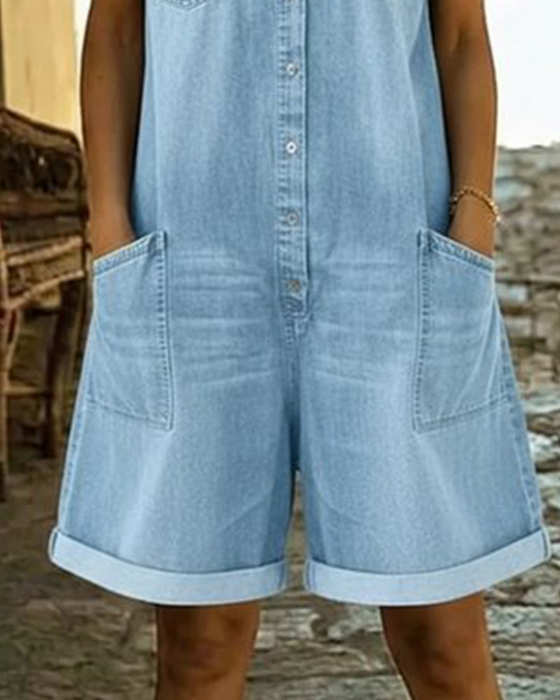 Short Sleeve Jumpsuits