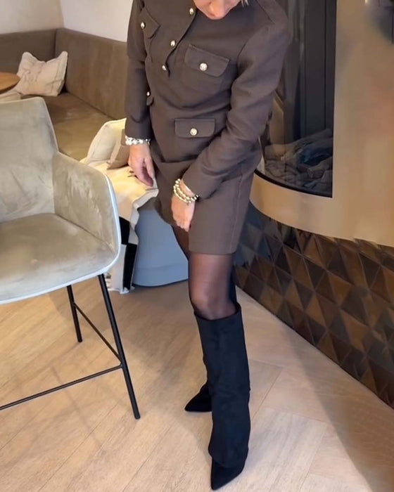 Elegant And Slim Chanel Style Dress