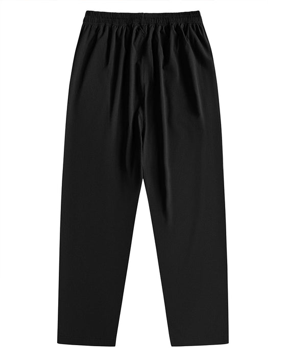 Elastic Drawstring Letter Print Pants