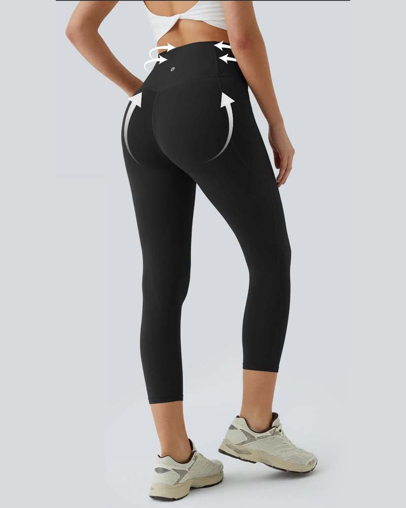 High-Waist Seven-Eighths Shaping Yoga Leggings