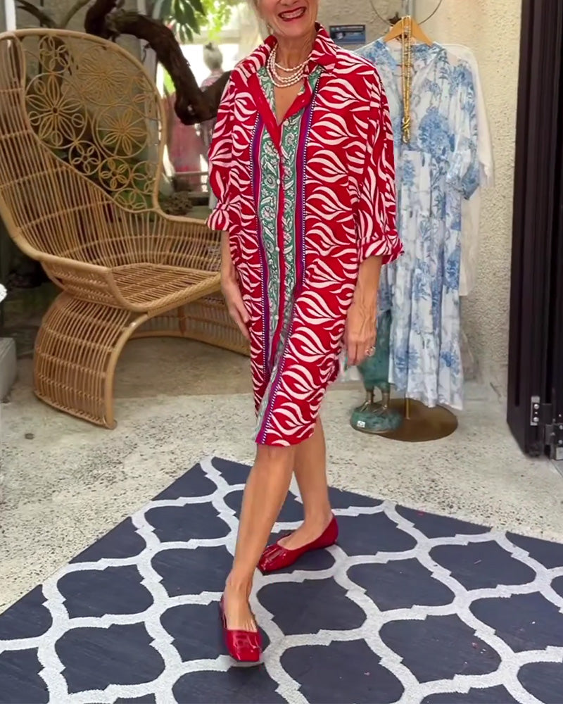 Bohemian Shirt Dress