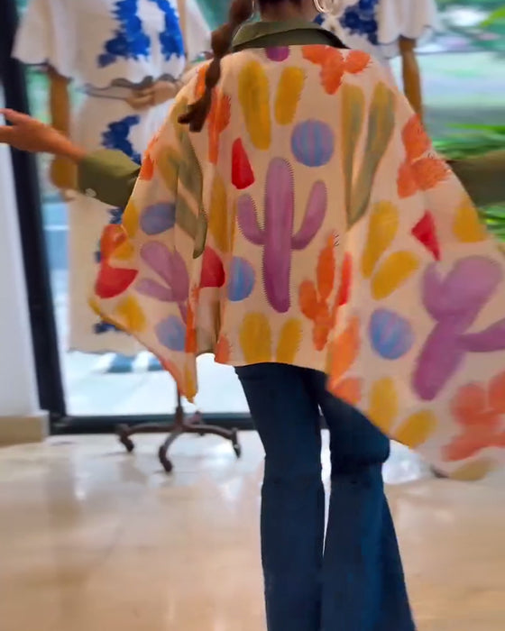 Casual Printed Loose Blouse