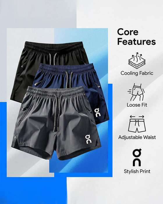 Loose Casual Drawstring Elastic Waist Shorts