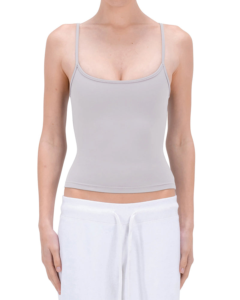 U-Neck Spaghetti Strap Cami Top