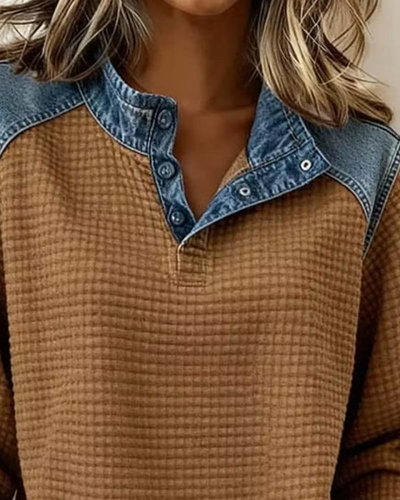 Casual Long Sleeve Sweatshirt