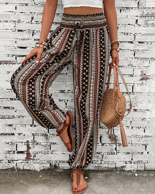 Ethnic casual printed pants