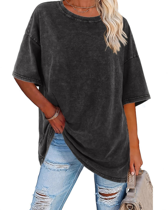 Loose Fit Casual Short Sleeve T-Shirt
