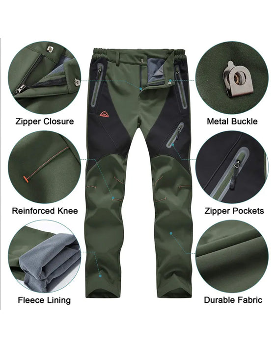 Color Block Soft Shell Pants