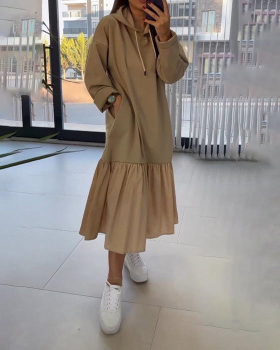 Long Sleeve Dress with Pocket