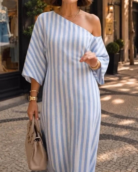 Casual One Shoulder Dress