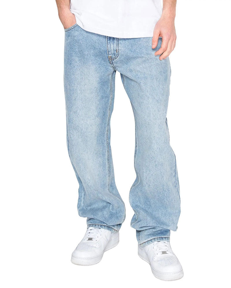 Men's All Match Solid Color Denim Pants