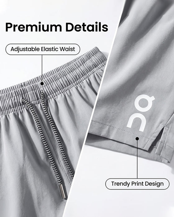 Loose Casual Drawstring Elastic Waist Shorts