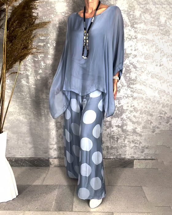 Temperament Casual Style Two-Piece Set