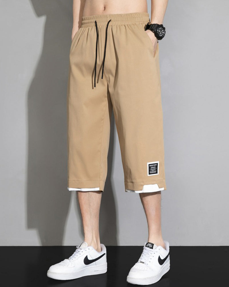 Sport Casual Cropped Pants