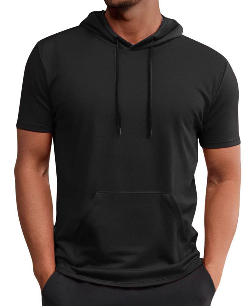 Hooded Quick Dry Short Sleeve T-Shirt