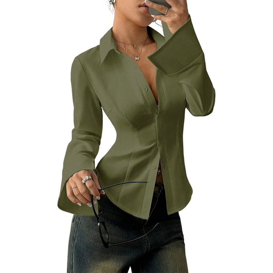 Women's Elegant Slim-Fit Blouse
