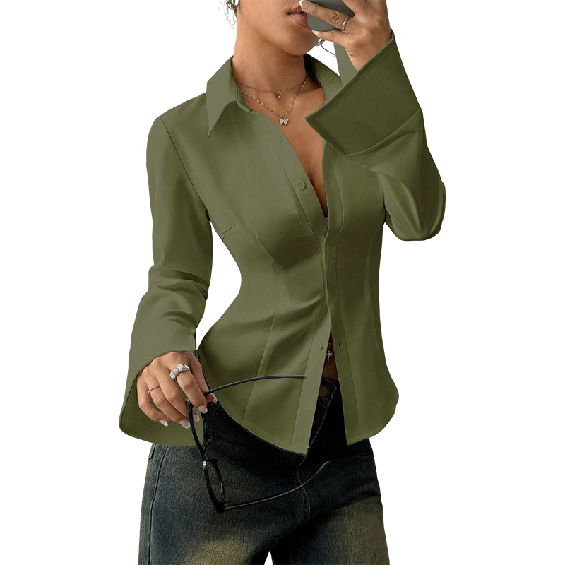 Women's Elegant Slim-Fit Blouse