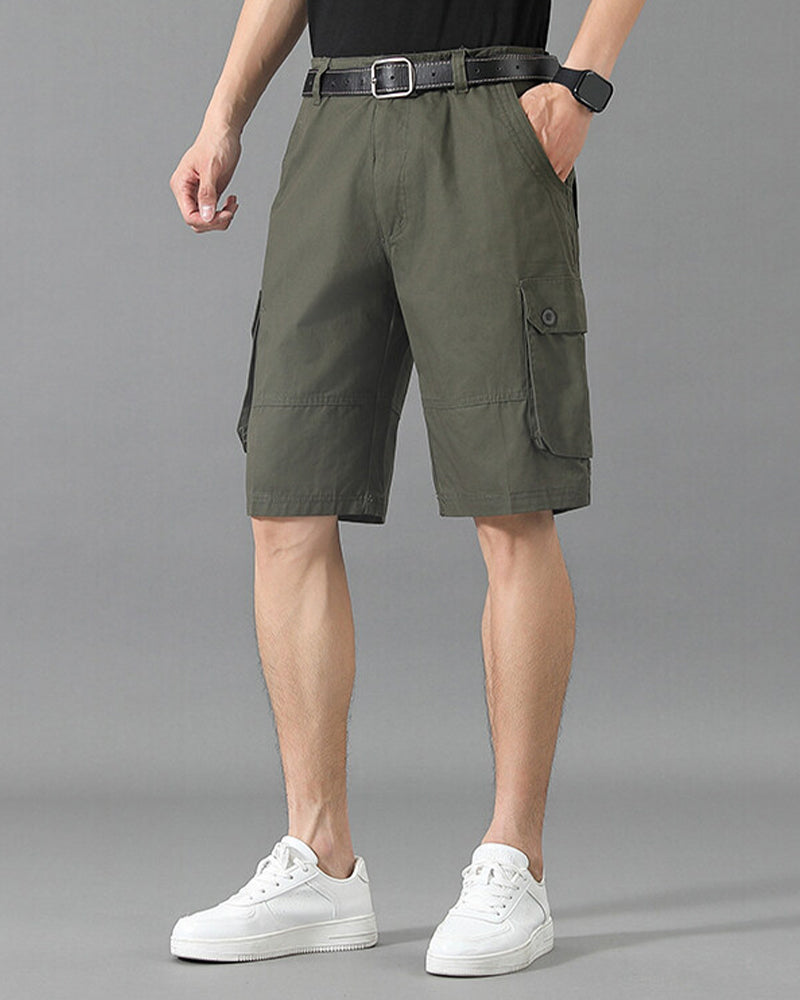 Men's Multi-Pocket Cargo Shorts