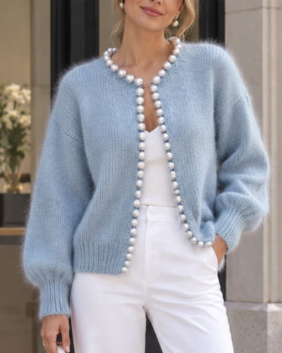 Gentle Pearl Sweater Cardigan