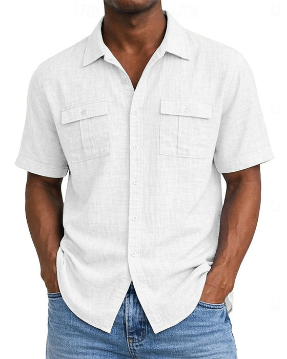 Men's Pocket Short Sleeve Shirt