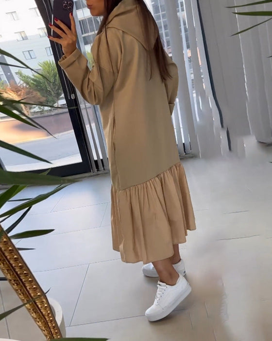 Long Sleeve Dress with Pocket