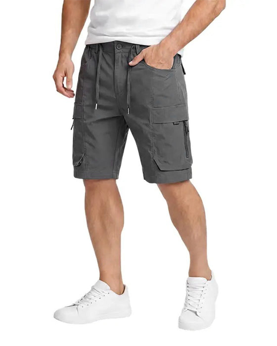 Loose Multi-Pocket Cargo Shorts